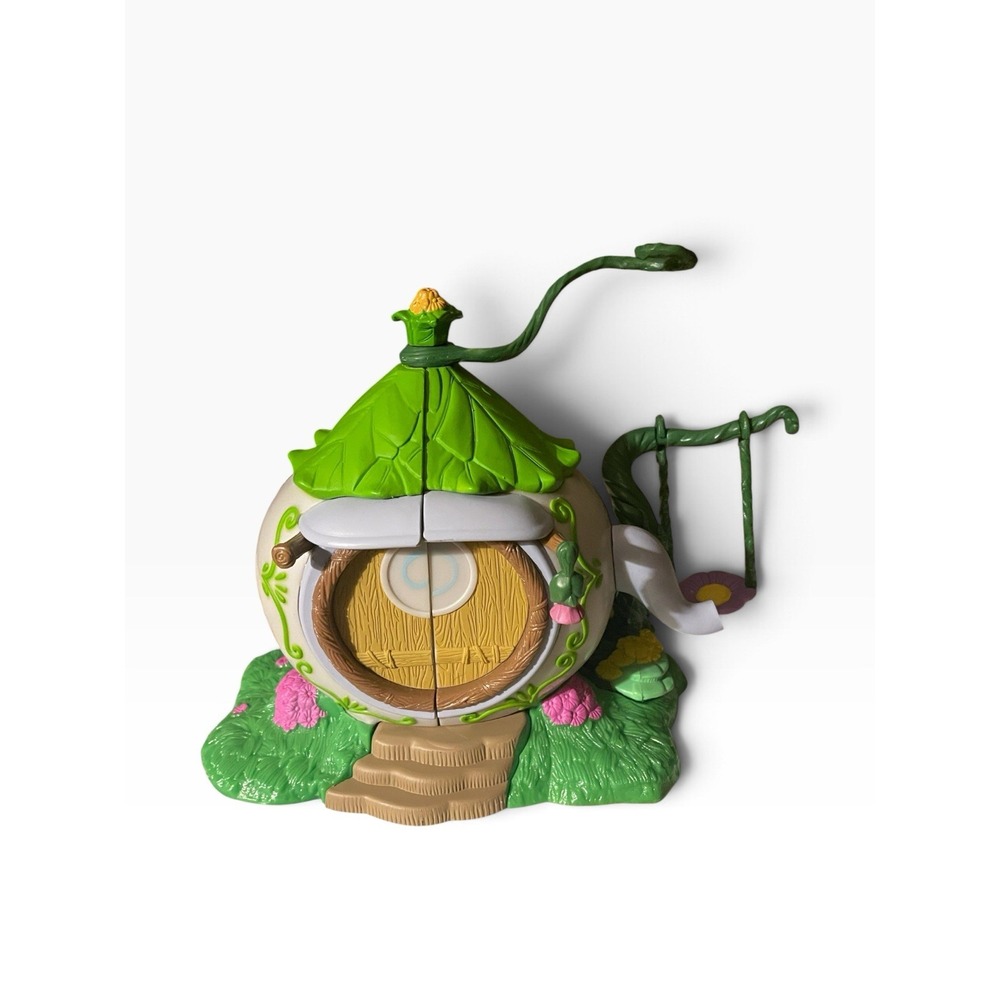 Tinker Bell Tea Kettle Cottage Teapot House Jakks 2010 Disney Includes Swing